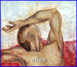Religion sacred art paintings christianity cain abel myth original canvas print