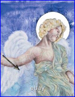 Religious art christian orthodox catholic religion saint angels dove holy bible