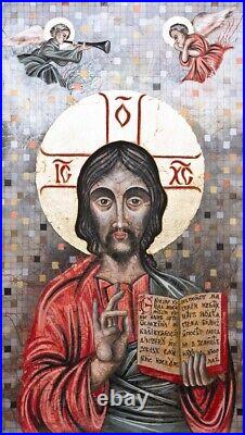 Sacred art painting religious jesus christ icon figure catholic christianity art