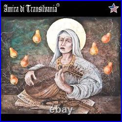 Sacred religious art painting christian orthodox catholic religion saint musical
