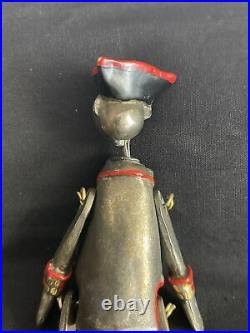 The Museum Company Commedia Dellarte Puppets Silver Plated & Enamel Hand Paint