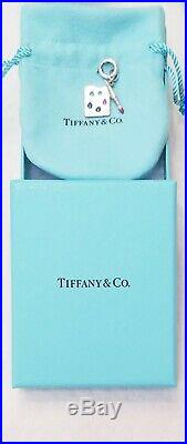 Tiffany & Co Silver Paloma Picasso Enamel Paint Brush Art Pallet Charm W Clasp
