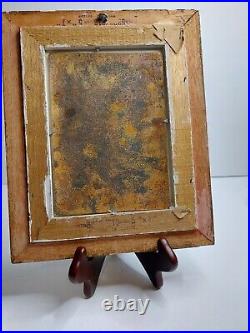 Vintage Dom Migolla Enameled Copper Art # 79/250 Signed Frame 10x9 Art 5x7