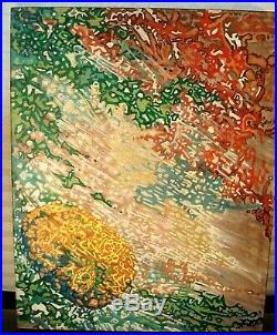 Woodstock NY Abstract Expressionism Original Oil Enamel Painting Canvas