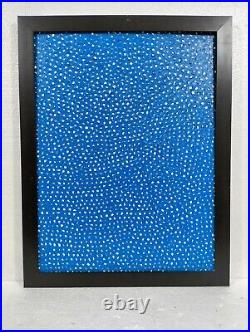 Yayoi Kusama Infinity Nest Oil On Canvas Signed And Dated 2002 With Frame Nice