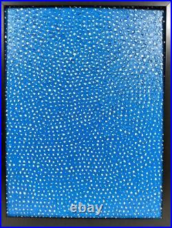 Yayoi Kusama Infinity Nest Oil On Canvas Signed And Dated 2002 With Frame Nice