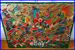 Yuri Gorbachev Original Painting Composition with 5 figers oil on canvas